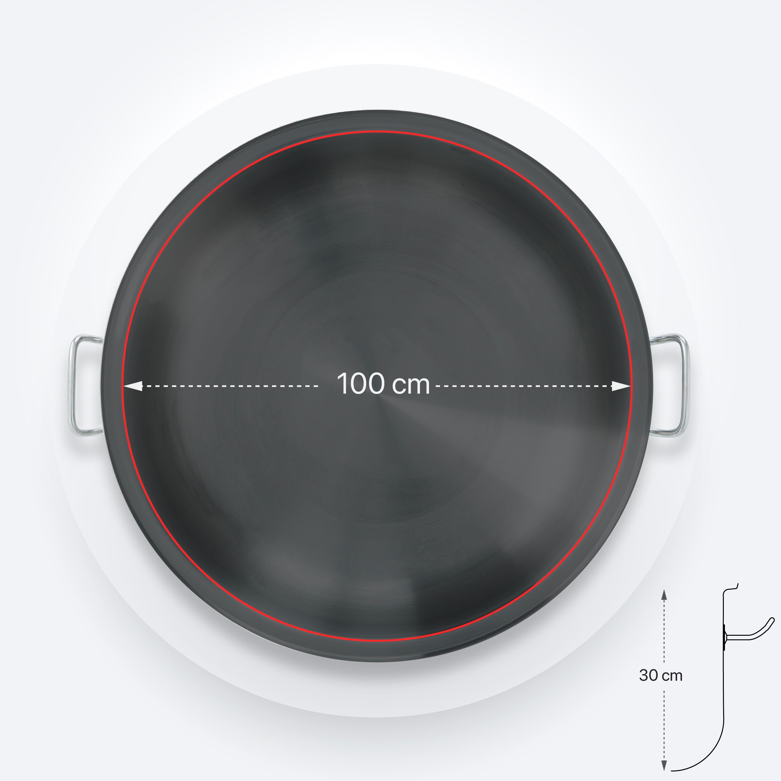 Wide Pot 100x30cm - 211 Lt Capacity