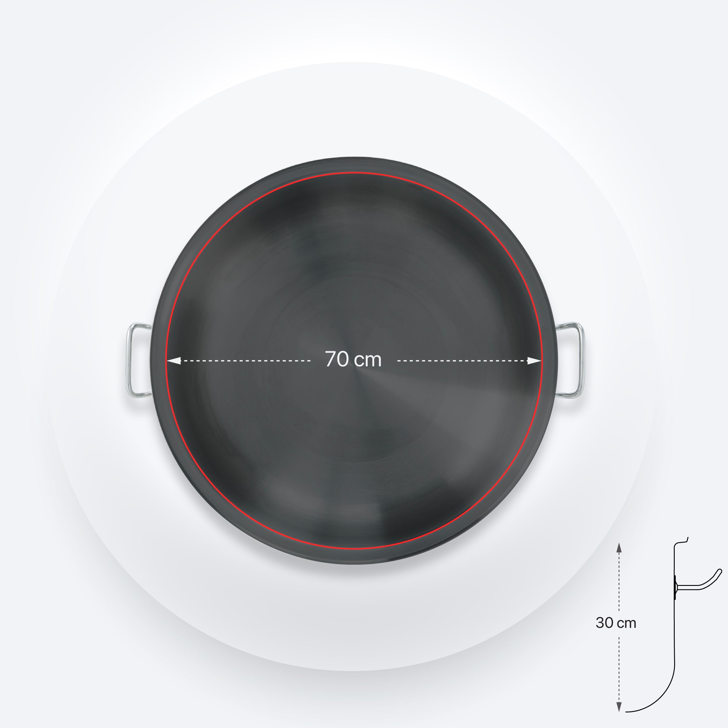 Wide Pot 70x30cm - 104 Lt Capacity