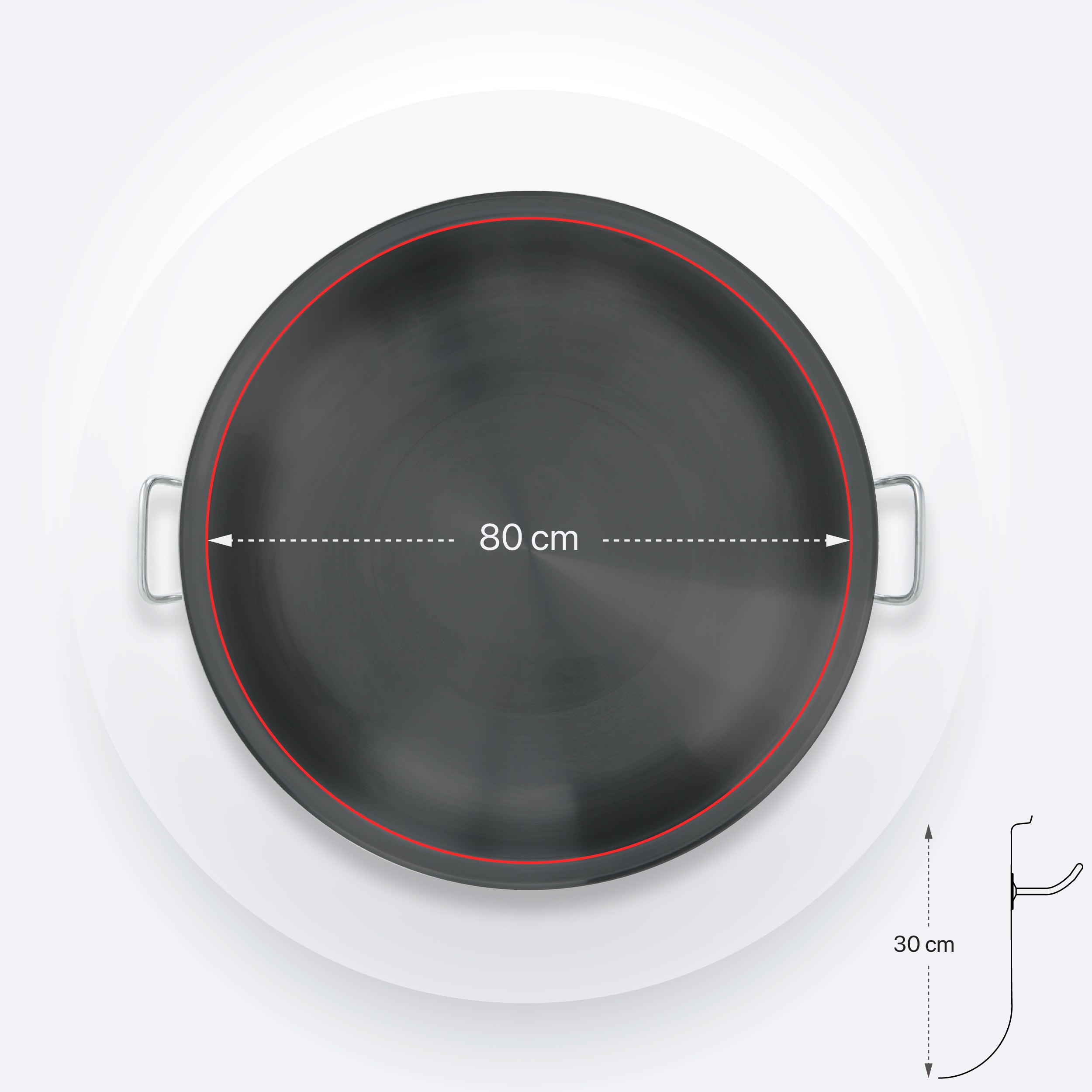 Wide Pot 80x30cm - 136 Lt Capacity