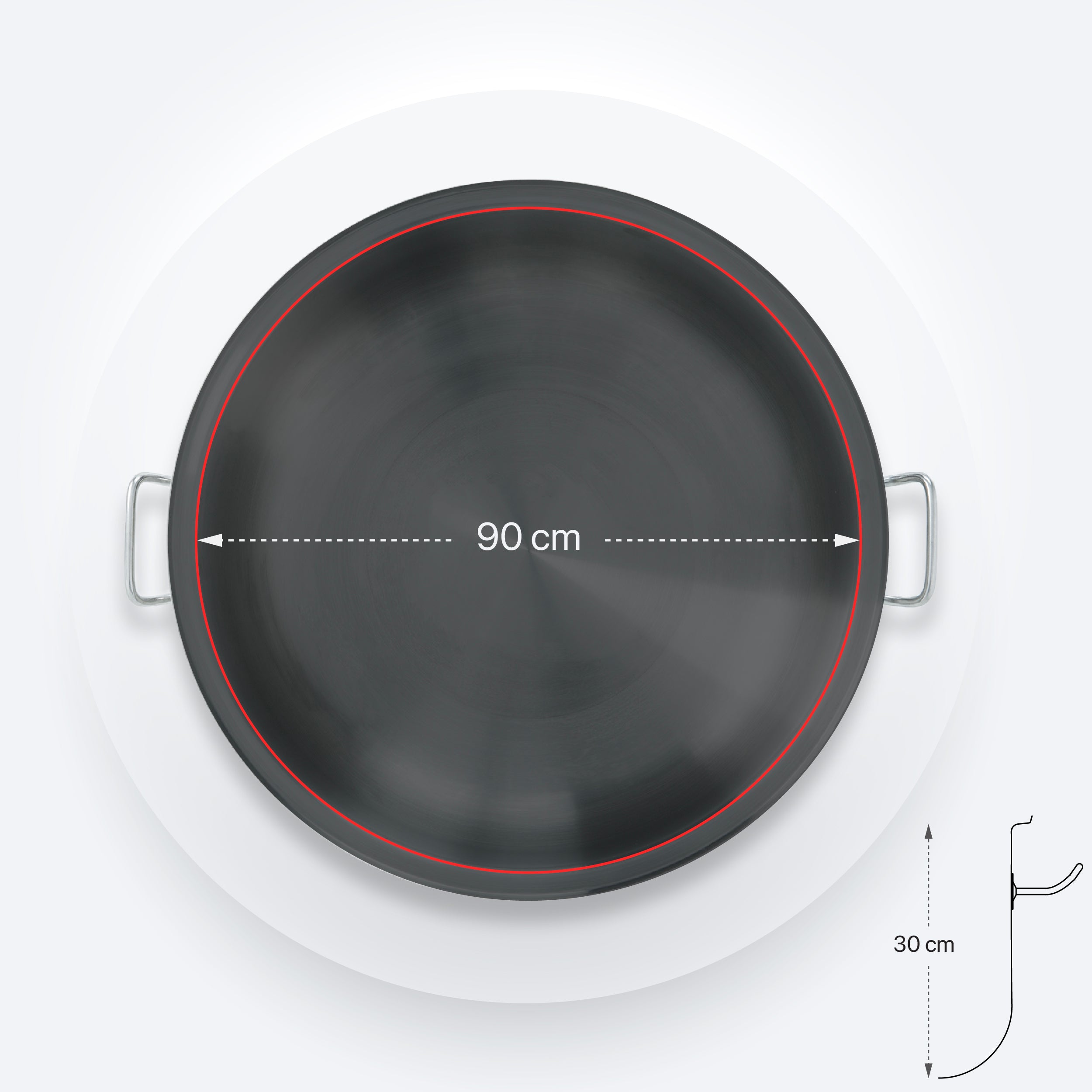 Wide Pot 90x30cm - 171 Lt Capacity