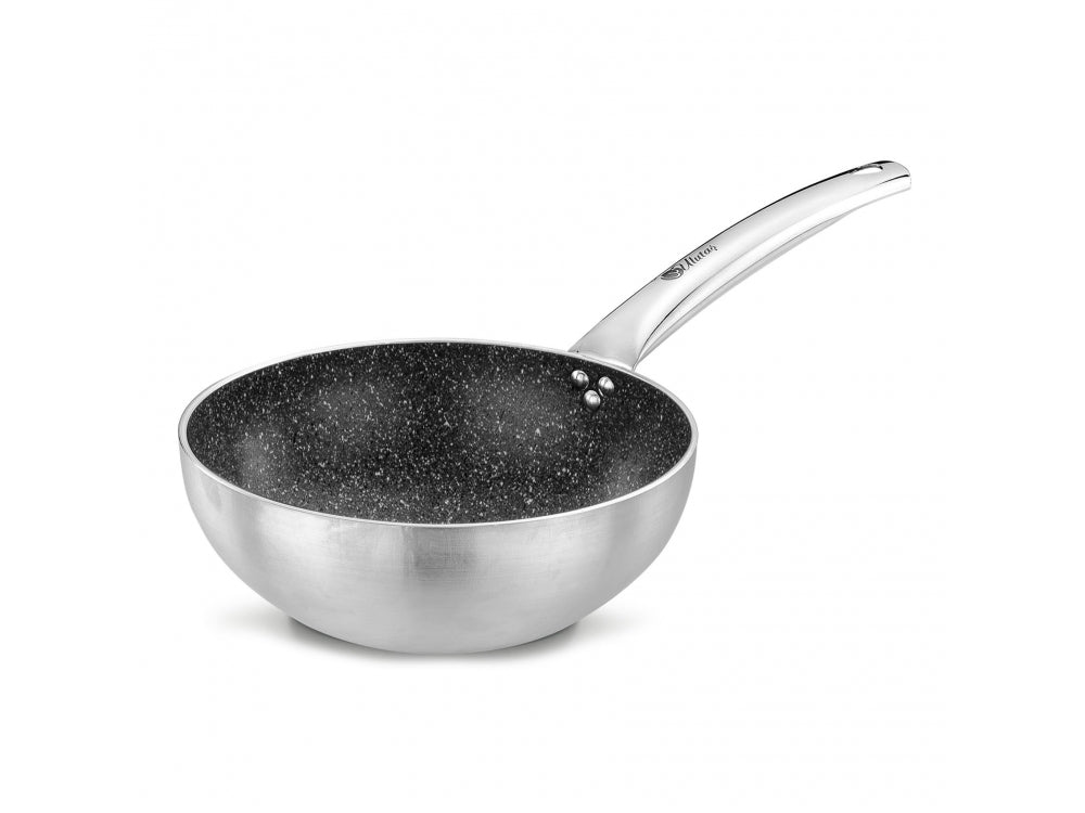 Ulutaş Wok Tava 24cm İç Granit Elit