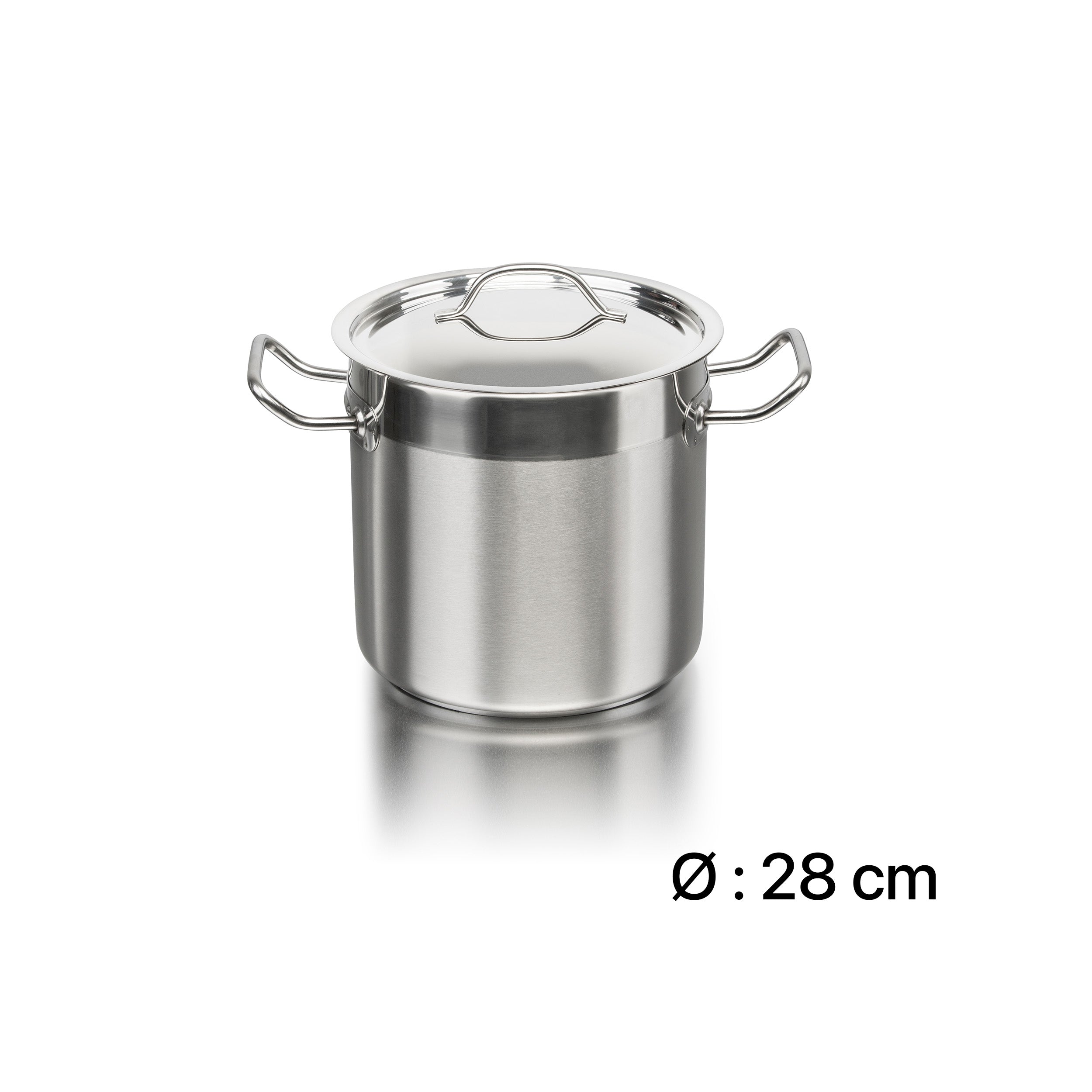 Deep Stock Pot 28x28 cm, 17 Lt