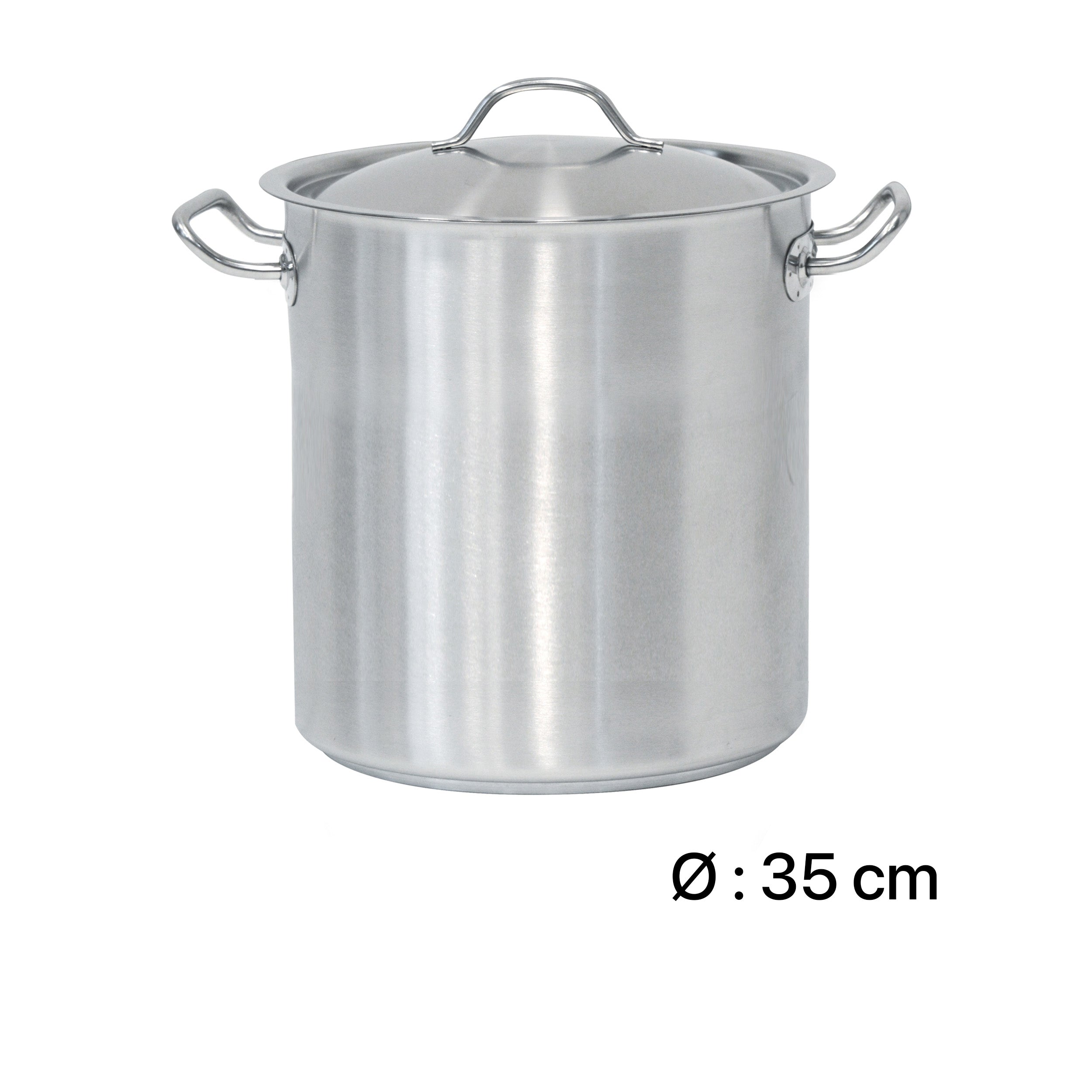 Deep Stock Pot 35x35 cm, 33 Lt