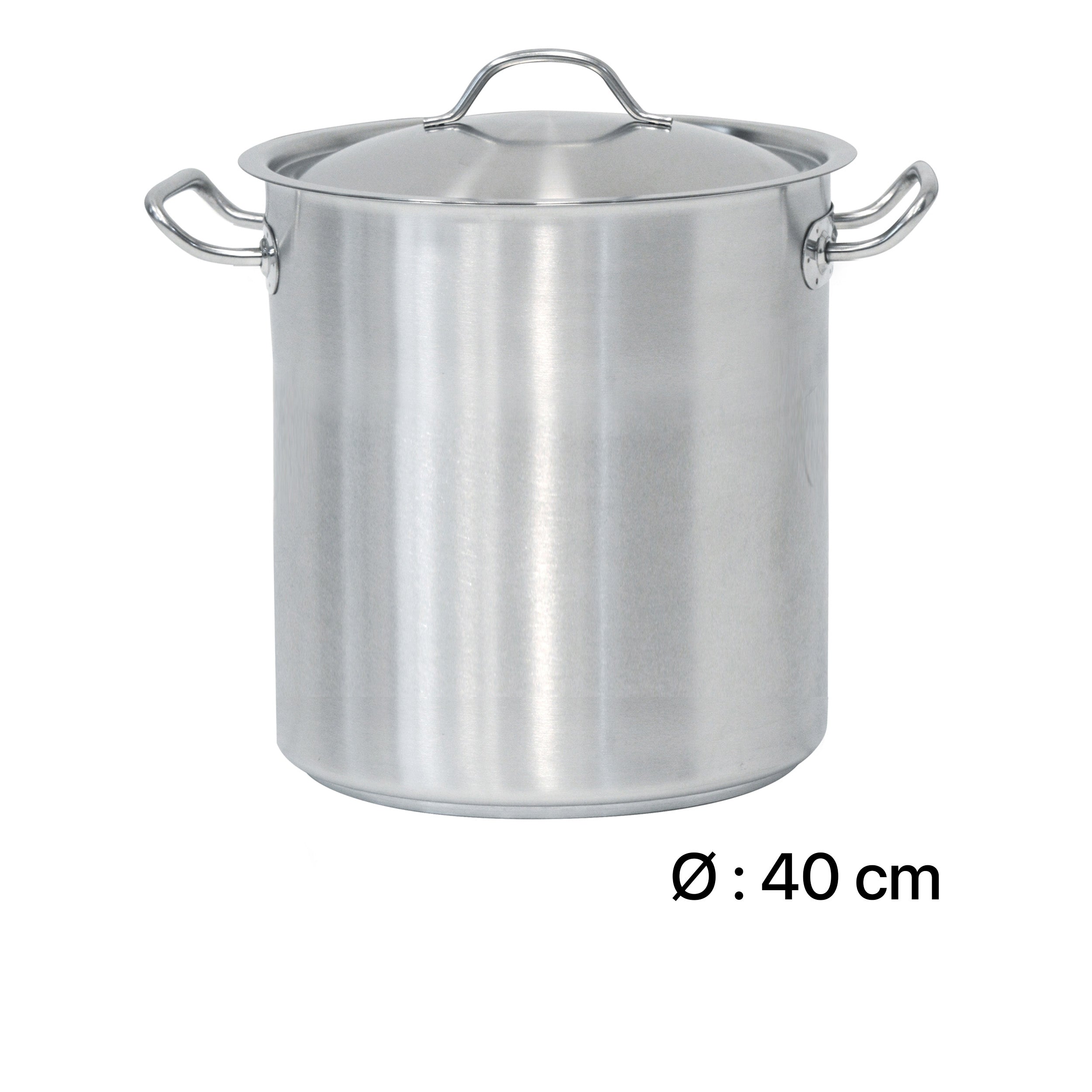 Deep Stock Pot 40x40 cm, 49 Lt