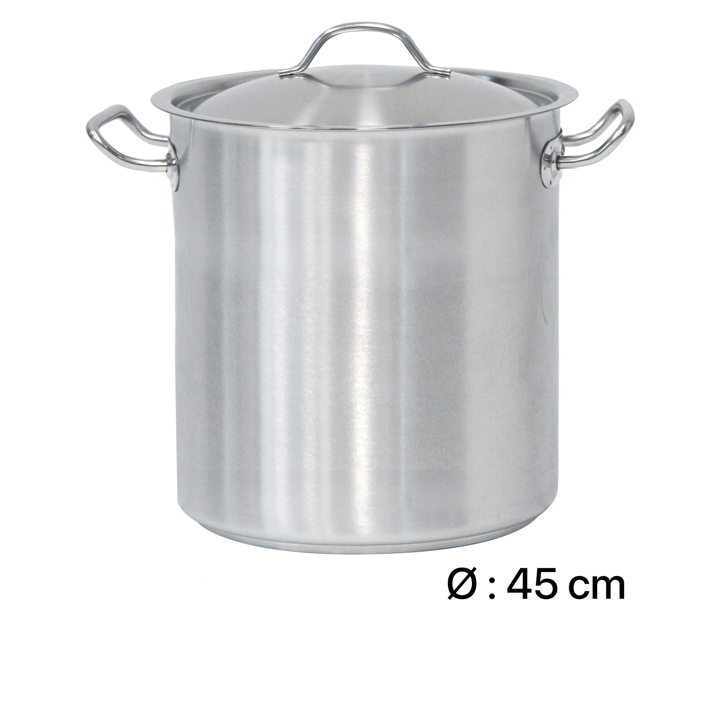 Deep Stock Pot 45x45 cm, 69 Lt