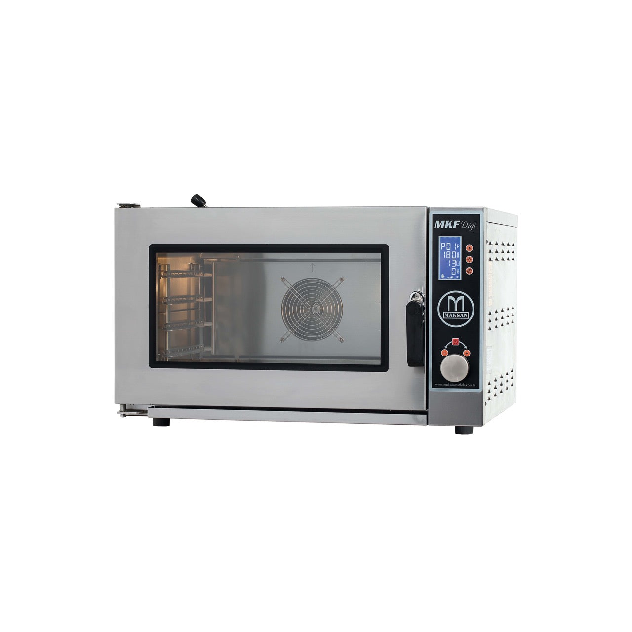 Maksan MKF-4P DIGI Elektrik Isıtmalı Konveksiyonlu Patisseri Fırını, 4 x 600 x 400mm Tepsi Kapasite