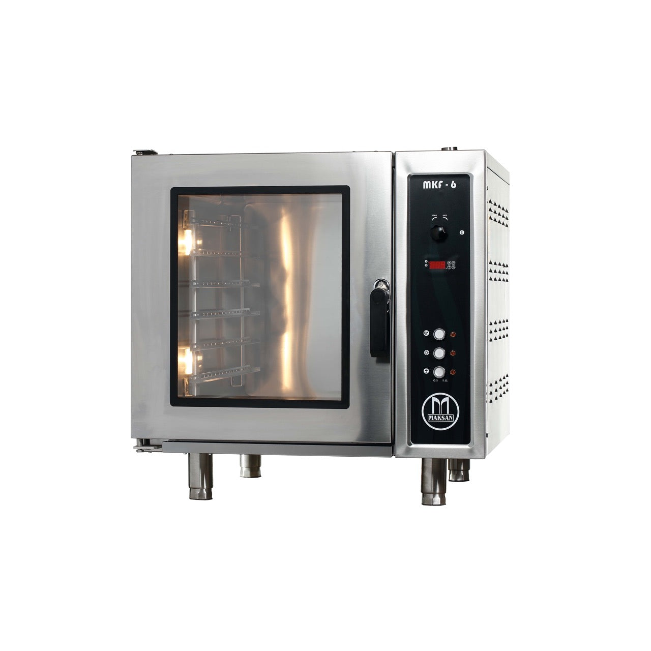 Maksan MKF-6 Elektrik Isıtmalı Konveksiyonlu Patisseri Fırını, 6 x 600 x 400mm Tepsi Kapasite