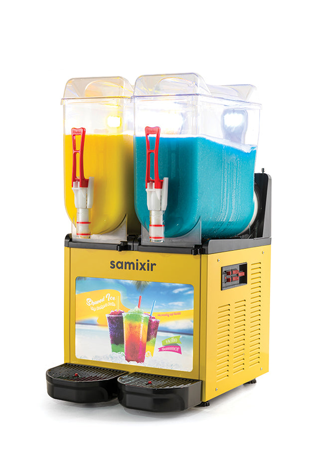 Samixir Slush Twin SLUSH24.ALLURE Granita ve Meyve Suyu Dispenseri 2X12 L