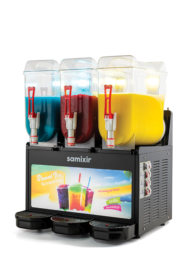 Samixir Slush Triple SLUSH36.ALLURE Granita ve Meyve Suyu Dispenseri 3X12 L