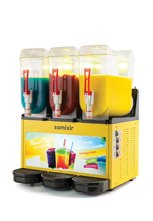 Samixir Slush Triple SLUSH36.ALLURE Granita ve Meyve Suyu Dispenseri 3X12 L