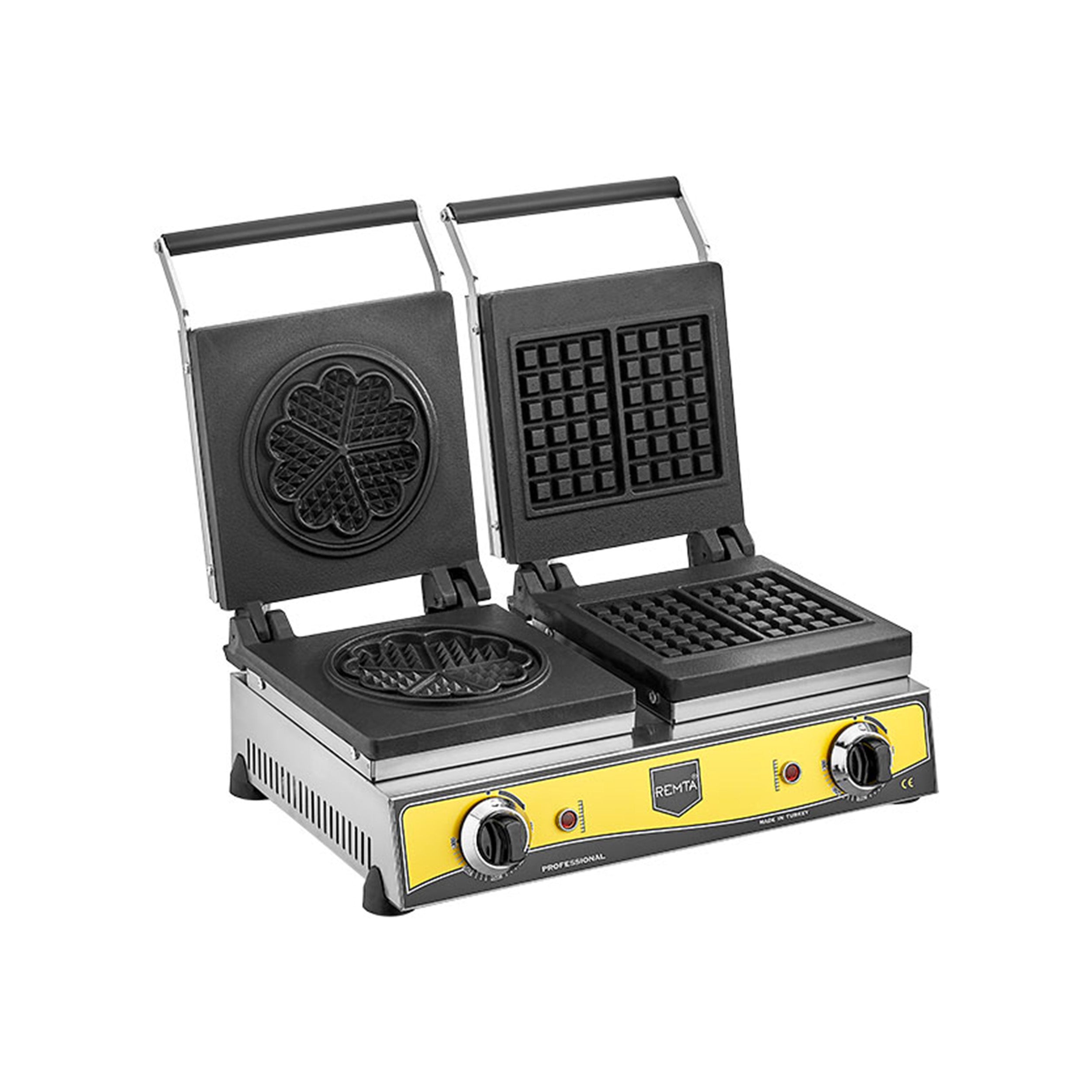 Remta Double Brussels + Flower Model Waffle Maker