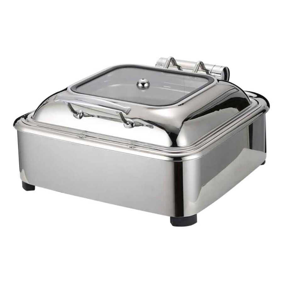 Epinox Chafing Dish Hidrolik Kapak 6 L 2/3 Gömme (CDH-6G)