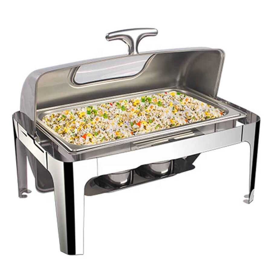 Epinox Chafing Dish Roll Top Camlı 9 L (CDR-9C)