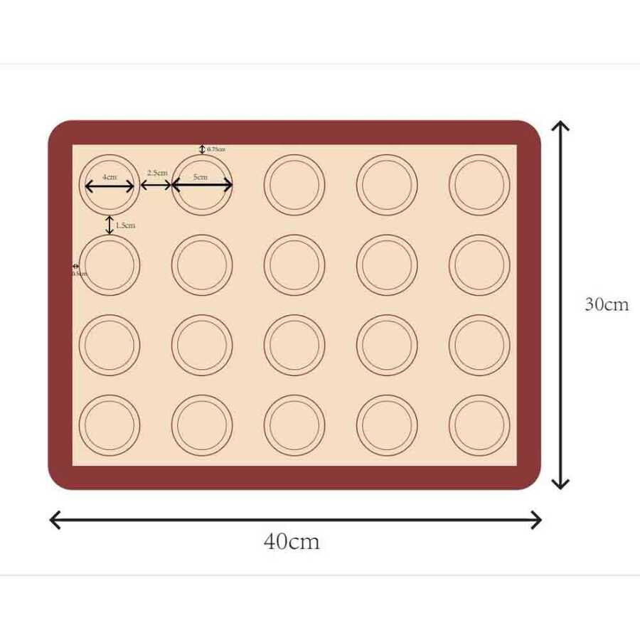 Epinox Silikon Makaron Mat 40x30 Cm (SMM-43)