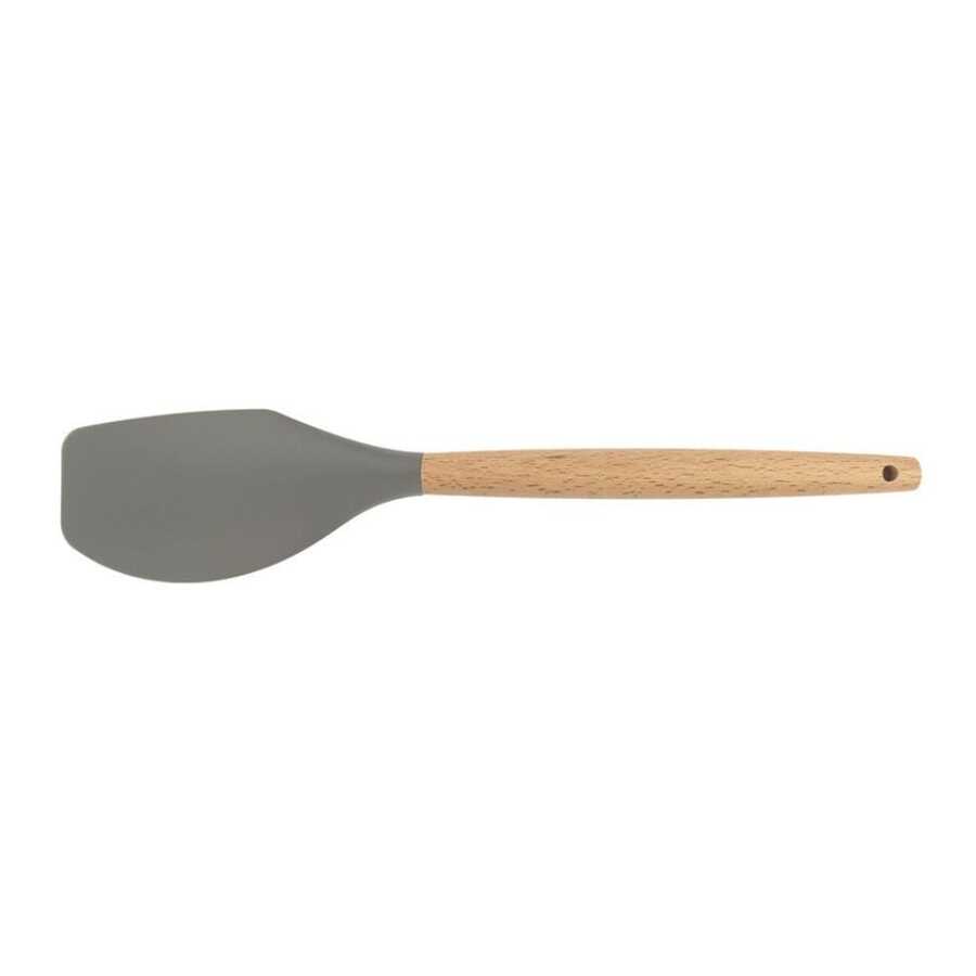 Epinox Silikon Sıyırma Spatulası Ahşap Sap (ASH-13)